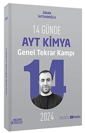 YKS AYT Kimya 14 Günde Tekrar Kampı Video Ders Takip Kitabı - Sinan İhtiyaroğlu Parlayan Projeler