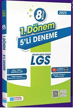 8. Sınıf LGS 1. Dönem 5 li Deneme