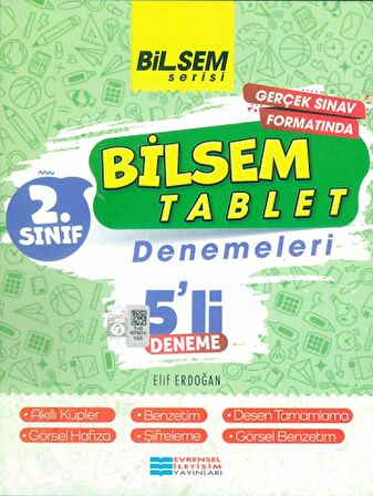 2.Sınıf Bilsem Tablet 5`li Deneme Evrensel İletişim Yayınları