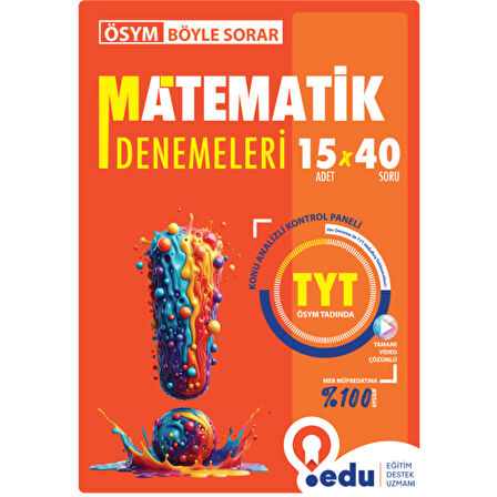 Edu Yayınları ÖSYM Böyle Sorar TYT Matematik Denemeleri