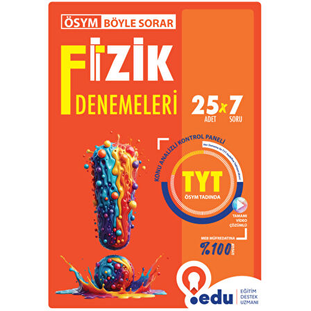 Edu Yayınları ÖSYM Böyle Sorar TYT Fizik Denemeleri