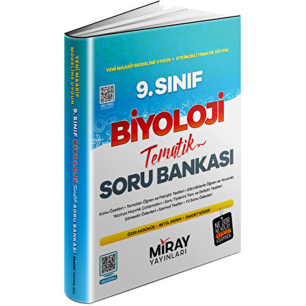 Miray Yayınları 9. Sınıf Biyoloji Tematik Konu Özetli Soru Bankası