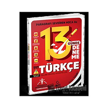 2023 TYT Türkçe 13 Günde 13x40 Branş Denemeleri