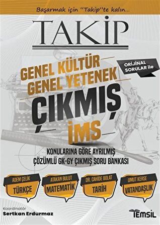 Takip İcra Müdürlüğü Sınavı Konularına Göre Sıralanmış Genel Kültür Genel Yetenek Çözümlü Çıkmış Soru Bankası / Kolektif