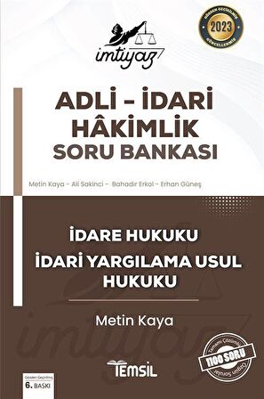 İmtiyaz İdare Hukuku- İdari Yargılama Usul Hukuku Soru Bankası