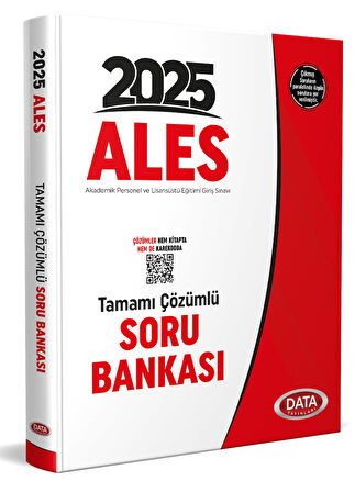 Data 2025 ALES Tamamı Çözümlü Soru Bankası Data Yayınları