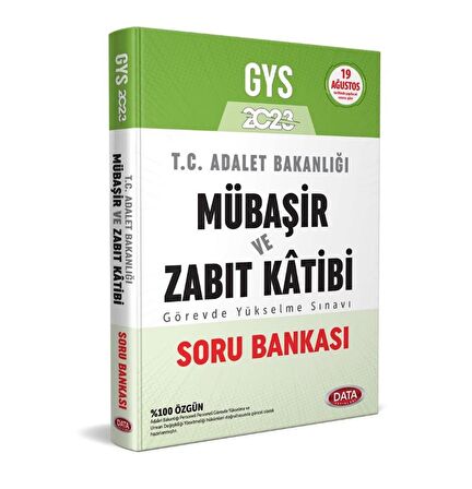 2023 GYS Adalet Bakanlığı Mübaşir ve Zabıt Katibi Soru Bankası