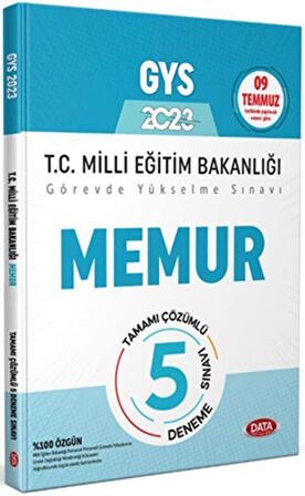 Milli Eğitim Bakanlığı Memur Tamamı Çözümlü GYS 5 Deneme Sınavı