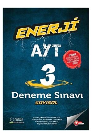 Palme Yks Ayt Enerji 3 Sayısal Deneme Sınavı 1.dönem