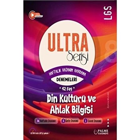 ULTRA Serisi LGS Din Kültürü ve Ahlak Bilgisi Denemeleri ( Haftalık Kazanım Kavrama ) 42 Föy