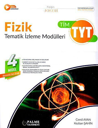 TYT Fizik Tematik İzleme Modülleri Palme Yayınları