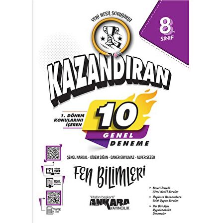 LGS 1. Dönem Konularını İçeren 10 Fen Bilimleri Denemesi