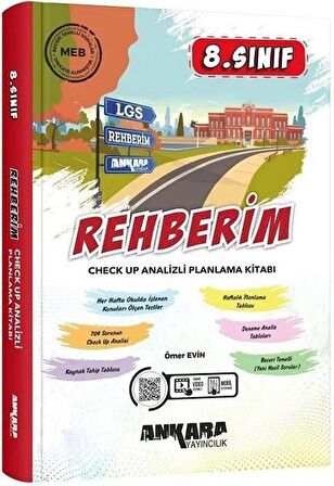 8. Sınıf LGS Rehberim Check Up Analizli Planlama Kitabı