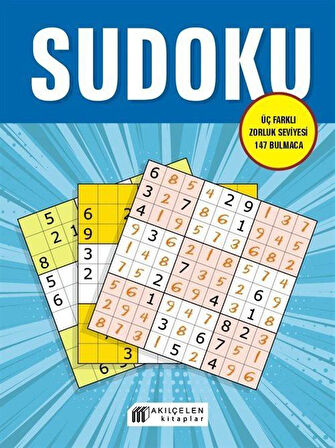 Sudoku & Üç Farklı Zorluk Seviyesi 147 Bulmaca