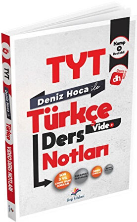 Deniz Hoca TYT Türkçe Video Ders Notları Dizgi Kitap