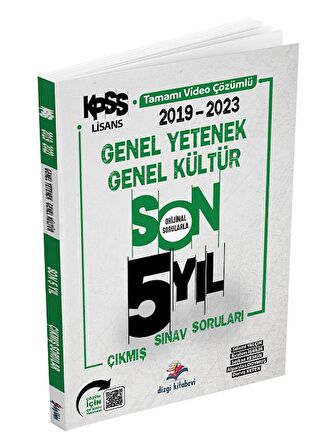 Dizgi Kitap KPSS Genel Yetenek Genel Kültür Son 5 Yıl Çıkmış Sorular Video Çözümlü Dizgi Kitap