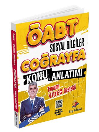 Dizgi Kitap ÖABT Sosyal Bilgiler Öğretmenliği Coğrafya Konu Anlatımı - Mehmet Zor Dizgi Kitap