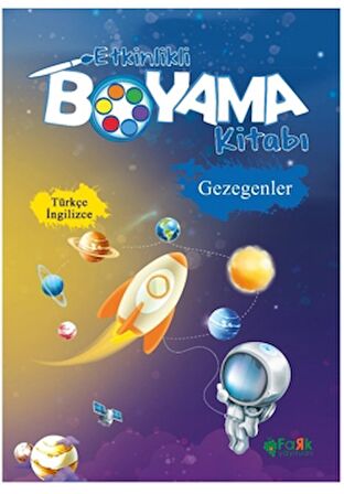 Etkinlikli Boyama Kitabı Gezegenler