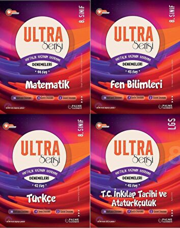 Palme 8.Sınıf LGS Ultra Föy 4'lü Deneme Seti- utr