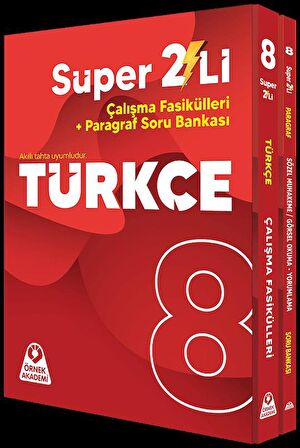 8. Sınıf Süper İkili Türkçe Seti