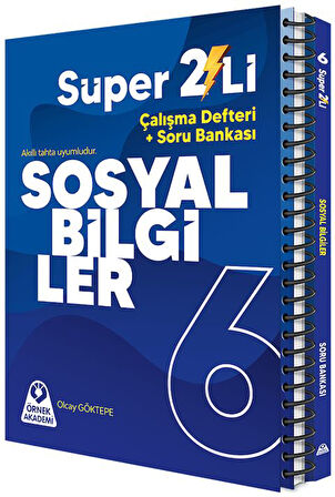 Örnek Akademi 6. Sınıf Sosyal Bilgiler Süper İkili Çalışma Fasikülleri Seti Örnek Akademi Yayınları