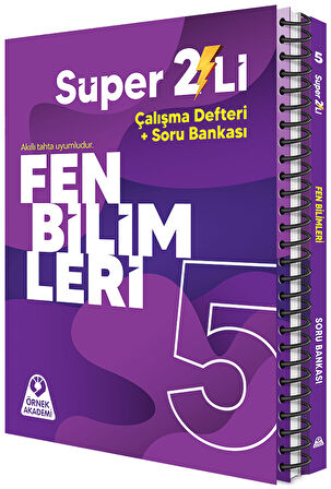 Örnek Akademi 5. Sınıf Fen Bilimleri Süper İkili Çalışma Fasikülleri Seti Örnek Akademi Yayınları