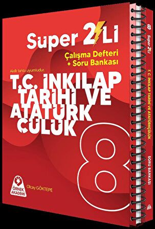 8. Sınıf Süper İkili T.C. İnkılap Tarihi ve Atatürkçülük Seti Örnek Akademi