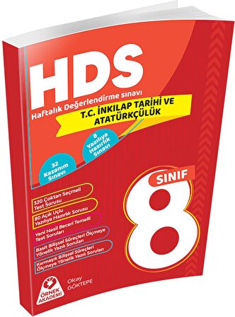 Örnek Akademi 8.sınıf Hds T.c İnkilap Tarihi Ve Atatürkçülük