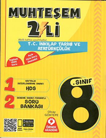 8. Sınıf Muhteşem İkili T.C. İnkılap Tarihi ve Atatürkçülük Seti Örnek Akademi