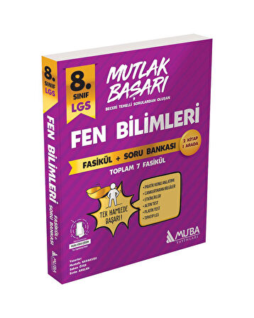 LGS 8. Sınıf Fen Bilimleri Mutlak Başarı Fasikül Konu Anlatımı ve Soru Bankası