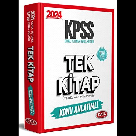 2024 KPSS Genel Yetenek - Genel Kültür Tek Kitap Konu Anlatımlı