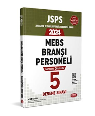 JSPS Jandarma ve Sahil Güvenlik Personeli Sınavı MEBS Branşı Personeli Tamamı Çözümlü 5 Deneme Sınavı