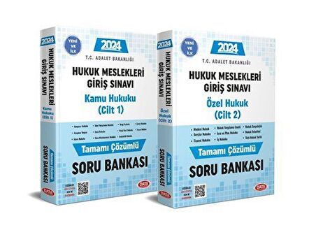 Hukuk Meslekleri Giriş Sınavına Hazırlık Tamamı Çözümlü Soru Bankası 1-2