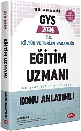 2024 GYS T.C Kültür ve Turizm Bakanlığı Eğitim Uzmanı Görevde Yükselme Onu Anlatımlı