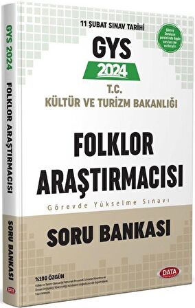 2024 GYS T.C Kültür ve Turizm Bakanlığı Folklor Araştırmacısı Görevde Yükselme Sınavı Soru Bankası