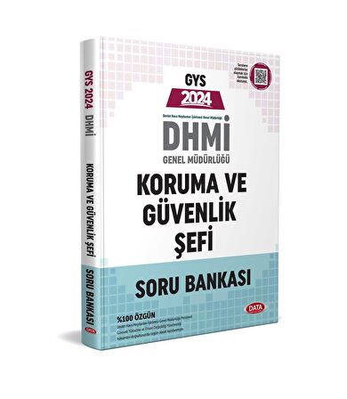 Data 2024 GYS DHMİ Genel Müdürlüğü Koruma ve Güvenlik Şefi Soru Bankası Data Yayınları