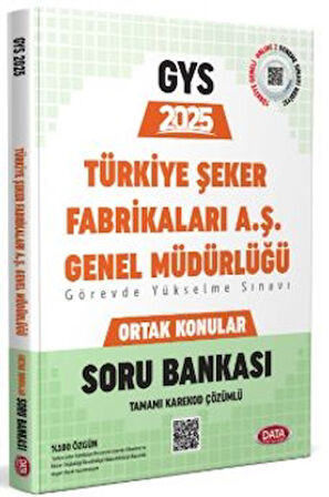 Türkiye Şeker Fabrikaları AŞ Genel Müdürlüğü GYS Soru Bankası - Karekod Çözümlü