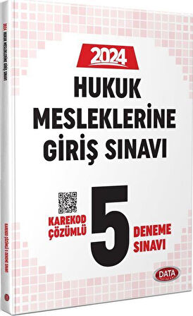 2024 Hukuk Mesleklerine Giriş Sınavı 5 Deneme Sınavı Data Yayınları