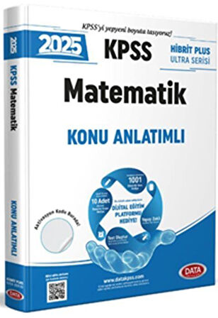 2025 KPSS Matematik Hibrit Plus Ultra Serisi Konu Anlatımlı Data Yayınları