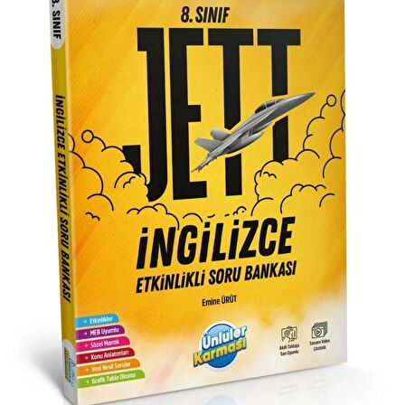 8.SINIF Jett İngilizce Etkinlikli Soru Bankası