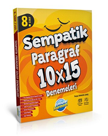 8. Sınıf Paragraf Sempatik 10 x 15 Deneme