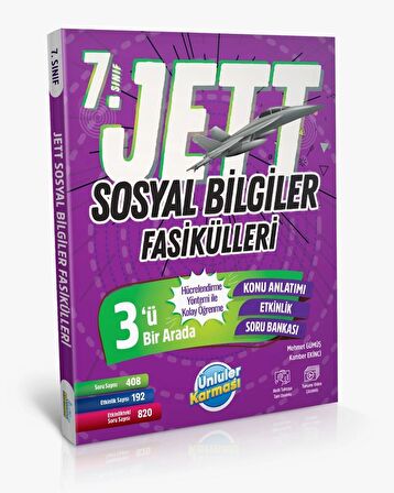 7. Sınıf Jett Sosyal Bilimler Fasikülleri