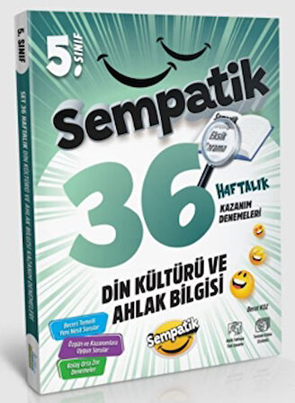 5. Sınıf Din Kültürü ve Ahlak Bilgisi 36 Haftalık Kazanım Denemeleri