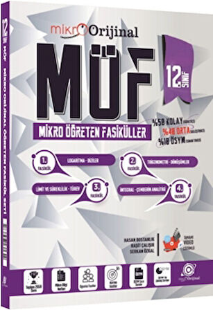 12. Sınıf Matematik MÖF Mikro Öğreten Fasiküller