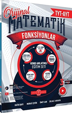 TYT AYT Matematik Fonksiyonlar Konu Anlatımlı Eğitim Seti