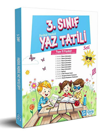 3.SINIF YAZ TATİLİ FASİKÜL SETİ  Giriş Yayınları