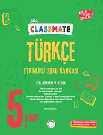 Okyanus 5. Sınıf Türkçe Classmate Soru Bankası Okyanus Yayınları