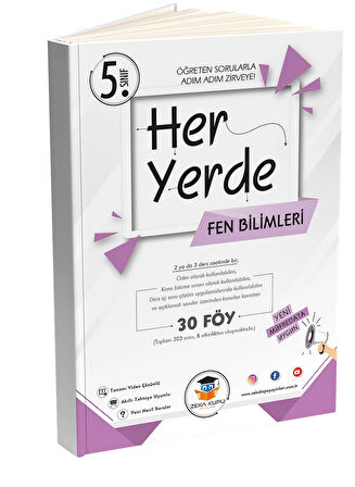 5.SINIF HER YERDE FEN BİLİMLERİ SORU BANKASI - ZEKA KÜPÜ YAYINLARI