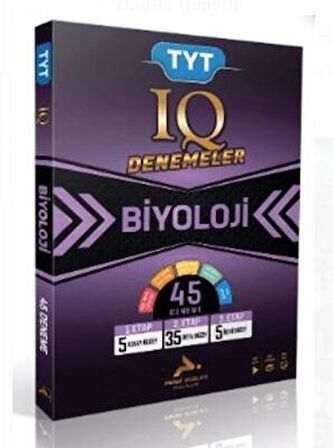 Paraf Yayınları Tyt IQ Biyoloji 45 Branş Denemesi