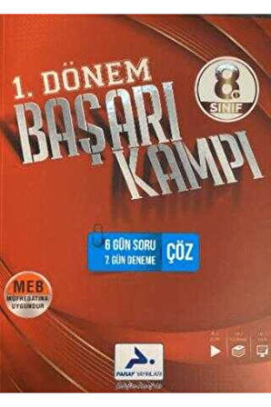 Paraf 8.sınıf 1.dönem Başarı Kampı 2025